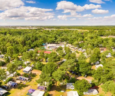 Camping De Haeghehorst luchtfoto